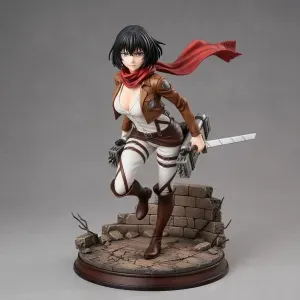 Mikasa Ackerman Battle Stance Collectible Figurine
