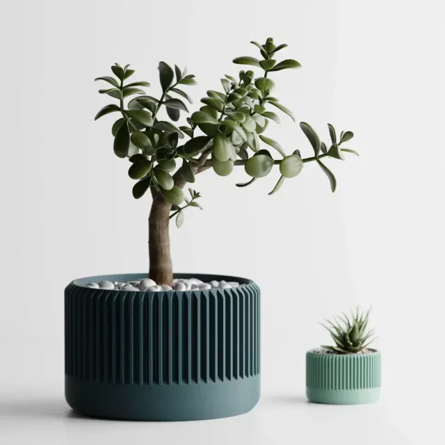 Plant Pot Planter Rib Delta 1