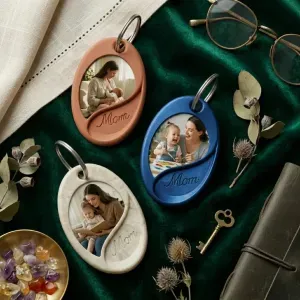 Mom Photo Keychain - Picture Holder - Mother’s Day STL + 3MF