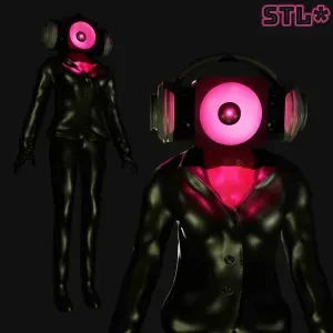 SPEAKER WOMAN FROM SKIBIDI TOILET | 3D FAN ART