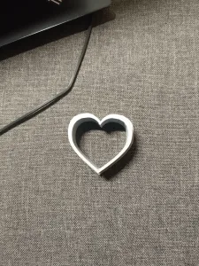 Heart cookie cutter