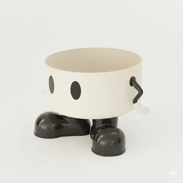 "Little Character" Jar/Organizer – Minimalist and Fun Style — Фото 6 из 8