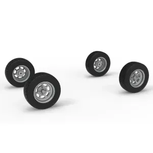 Wheel Set of Mod Lite Race car Scale 1:25
