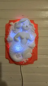 Siren’s Glow Led Wall lithophane