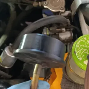 Plug for testing the air supply system VAZ 2112