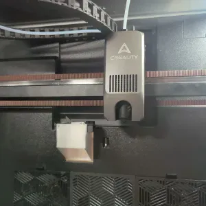 Creality K2 Plus internal waste chute
