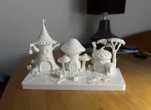 Fairy Village - Fantasy 3D Model