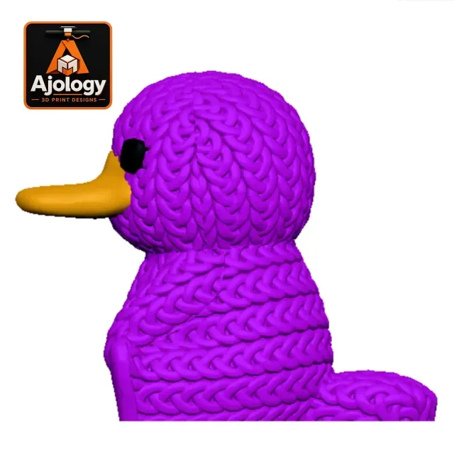 Knitted Cute Platypus – STL & 3MF Files for 3D Printing — Image 5 of 7