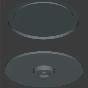 Plate for turning machine