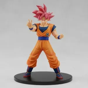 ACTION FIGURE GOKU SUPER SAYANJIN GOD ANIME STL