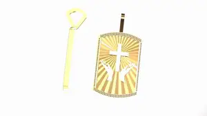 christian custom pendant