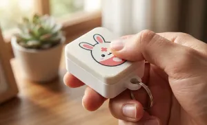 Kawaii Bunny 3D Antistress Clicker | Keychain Fidget Toy