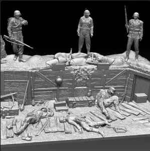 Ww2 trench diorama