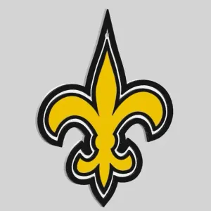 New Orleans SAINTS. Layered for multi-color printing.