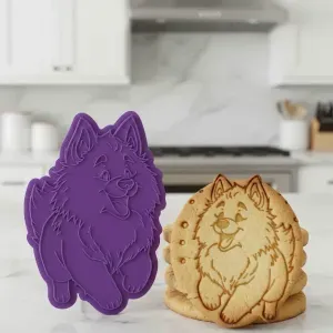 samoyed in the snow cookie cutter