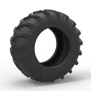 Tire of Vintage Pulling tractor Version 2 Scale 1:25