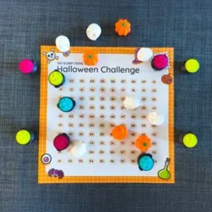 The 100 Hidden Halloween + Printable PDF Halloween Game