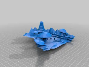 mushroom valley army diorama