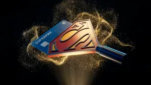 Superman Credit Card Wand - "Pay Like a Superhero" 💳⚡