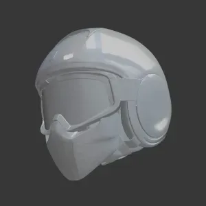 Motorcycle Full-Face Helmet – High-Detail 3D Printable