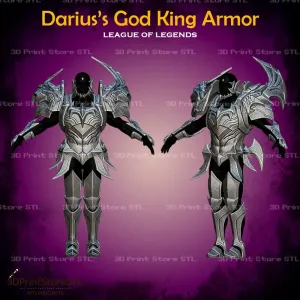 Darius God King Cosplay League of Legends - STL File