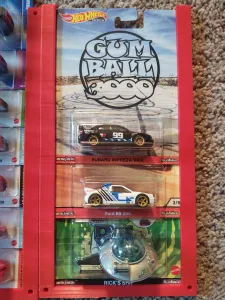 1/64 Wall Mount Display For Cased Hot Wheels