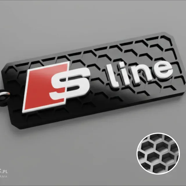 S line S-Line Audi keychain