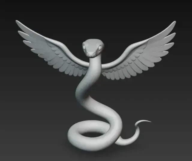 winged snake — Фото 4 из 6