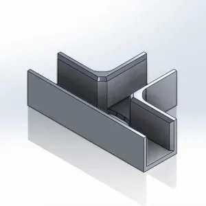 T MODEL FOR MELAMINA 15mm ASSAMBLY