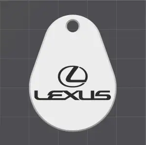 porte clef lexus