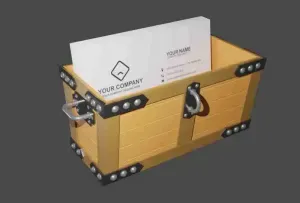 Treasure Chest Card Holder