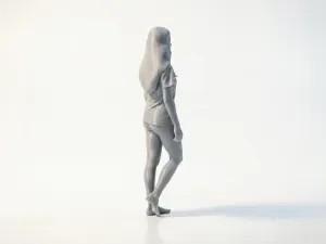 Medical Professional Figurine Female 3D Printable