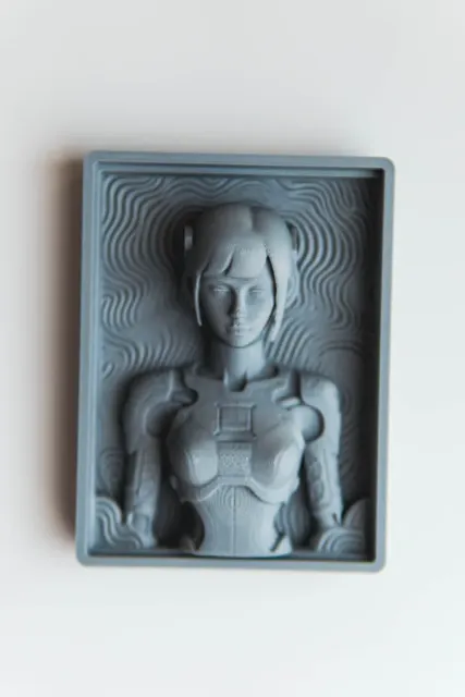 Yiri Cyber Girl - Unified Bas Relief Art — Фото 2 из 8
