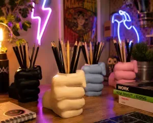 Desktop Pen Holder, 3D Organizer; Pen, Brush & Small Office