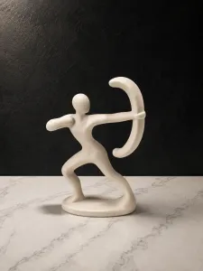 Abstract Humanoid Sagittarius Statue