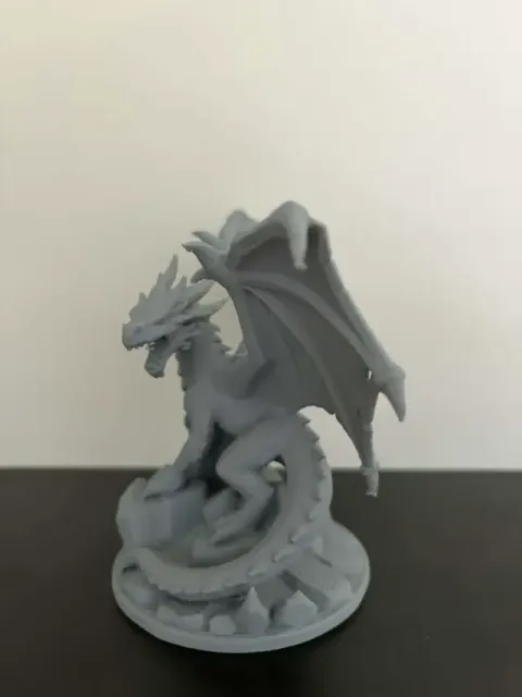 Epic Dragon Statue – Fantasy 3D Model with Wings — Фото 2 из 4