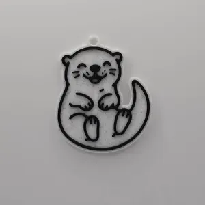Cute Otter Keychain