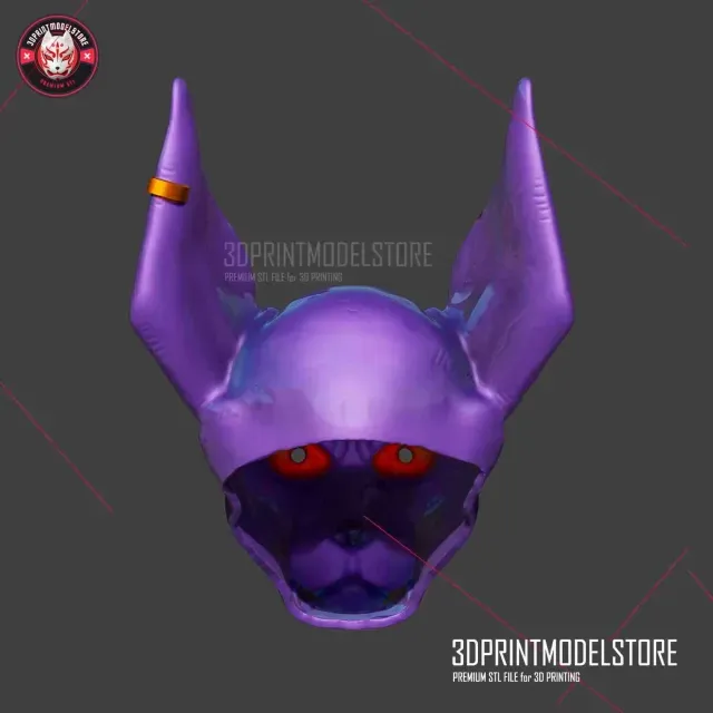 Beerus Head Helmet - Anubis Cosplay Mask Halloween Costume — Фото 5 из 9