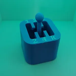 Gear shift fidget toy (print in place)