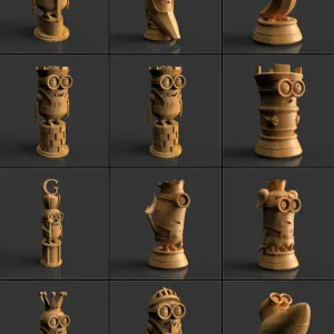 Chess Minions Figures