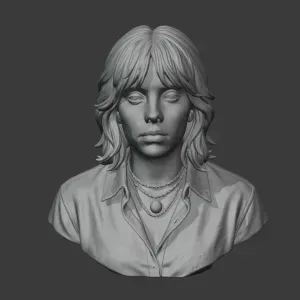 Billie Eilish Bust Single STL