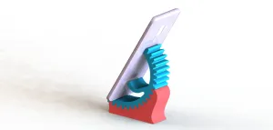 Gear phone holder