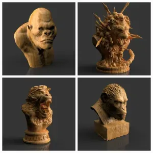 Gorilla, King Kong, Planet of the Apes, Wukong