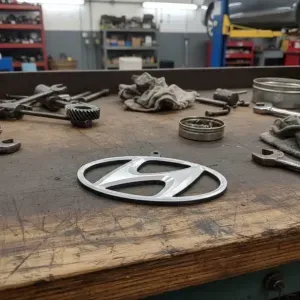 Hyundai Logo Keychain