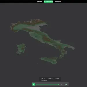 Provinces of Italy. 3D Map puzzle (107-piece)