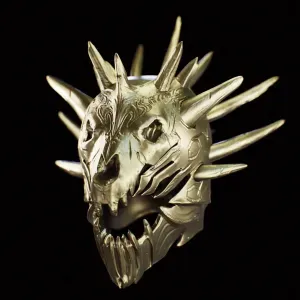 The Obsidian Beast Helmet from Diablo 4 IV