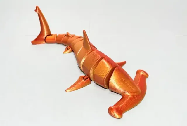 Flexi Hammerhead Shark (print-in-place) — Фото 7 из 9
