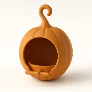 Halloween themed bird feeder