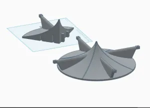 Air Deflector for round 315mm opening