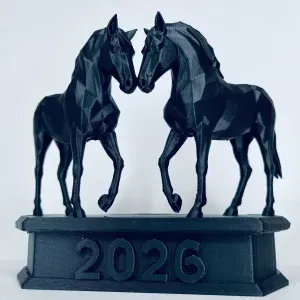 New year 2026 horse decor